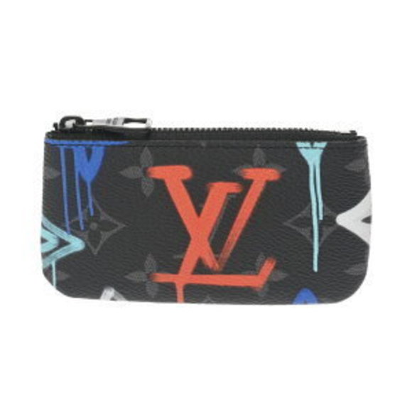 Louis Vuitton Multicolor Monogram Black Eclipse Graffiti Pochette Black - Picture 1 of 9